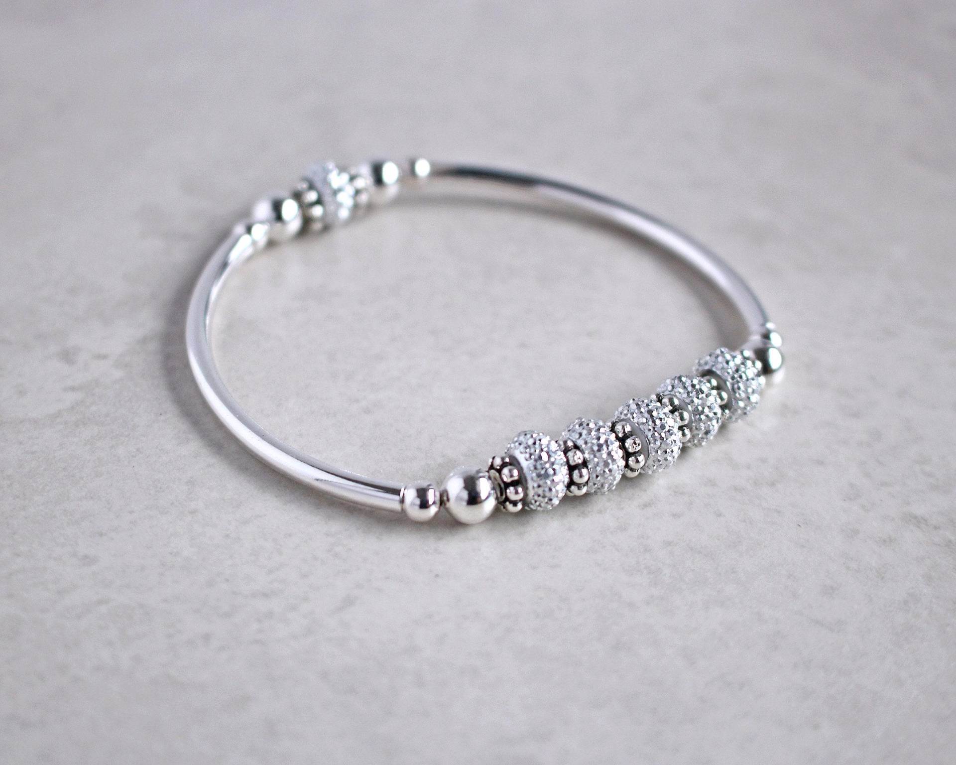 Silber Sparkle Stretch Armband Silber Sparkle Stretch Armband von kimsbling