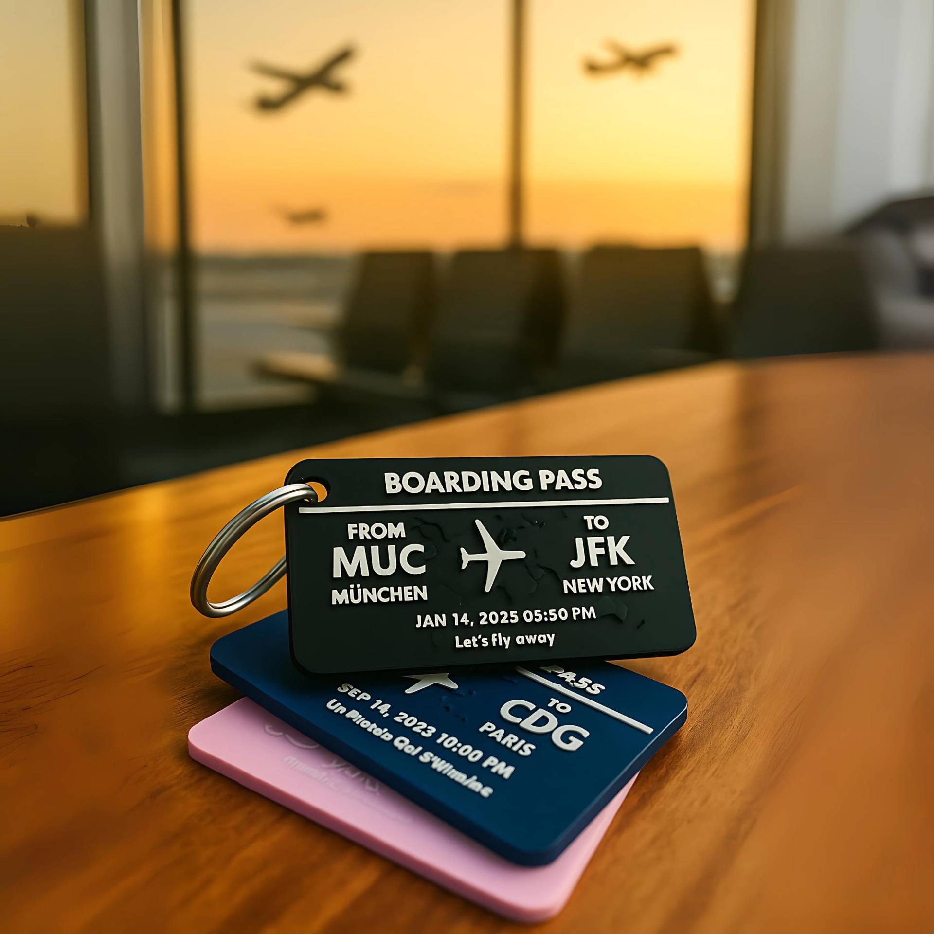 Travel in Style Boarding Pass Keychain For Jetsetters | Gift Enthusiasts Unique Souvenir Travel in Style Boarding Pass Keychain For Jetsetters | Gift Enthusiasts Unique Souvenir von kindofneed
