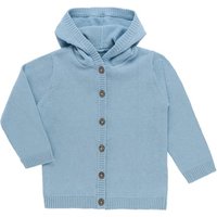 kindsgard Strickjacke mit Kapuze strikka blau von kindsgard