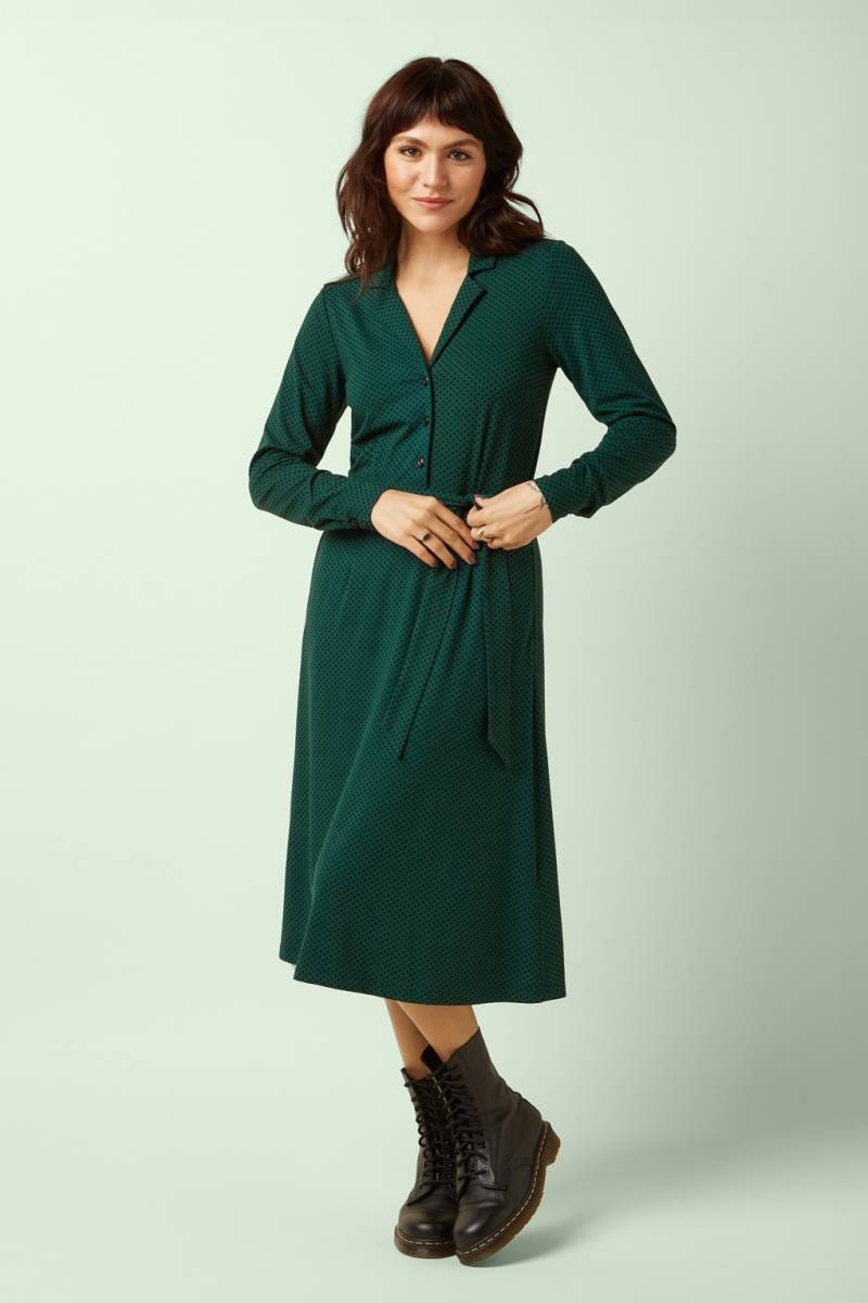 Lola Piper Kleid in Botanical Green Lola Piper Kleid in Botanical Green von king louie