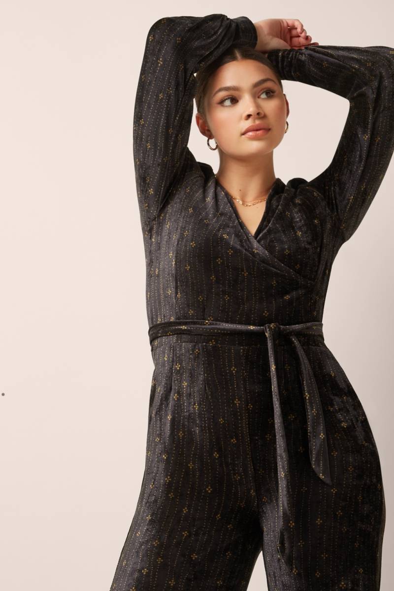 Zita Nieve Jumpsuit in Kaviar Zita Nieve Jumpsuit in Kaviar von king louie