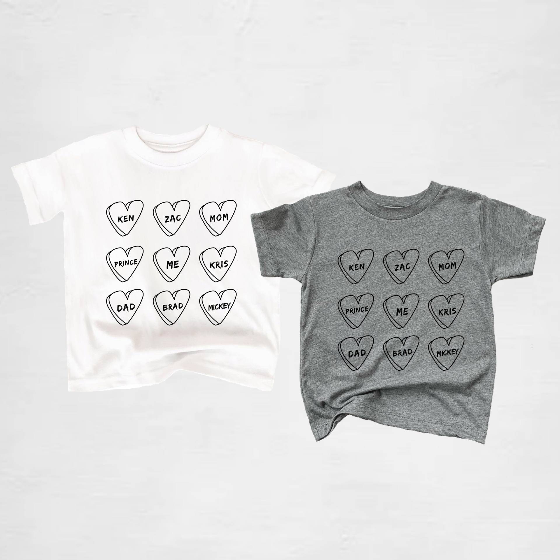 All The Hearts Jugend T-Shirt/ Kleinkind Herz Shirt/Baby Love Valentinstag T-Shirt Liebe von kingandroo