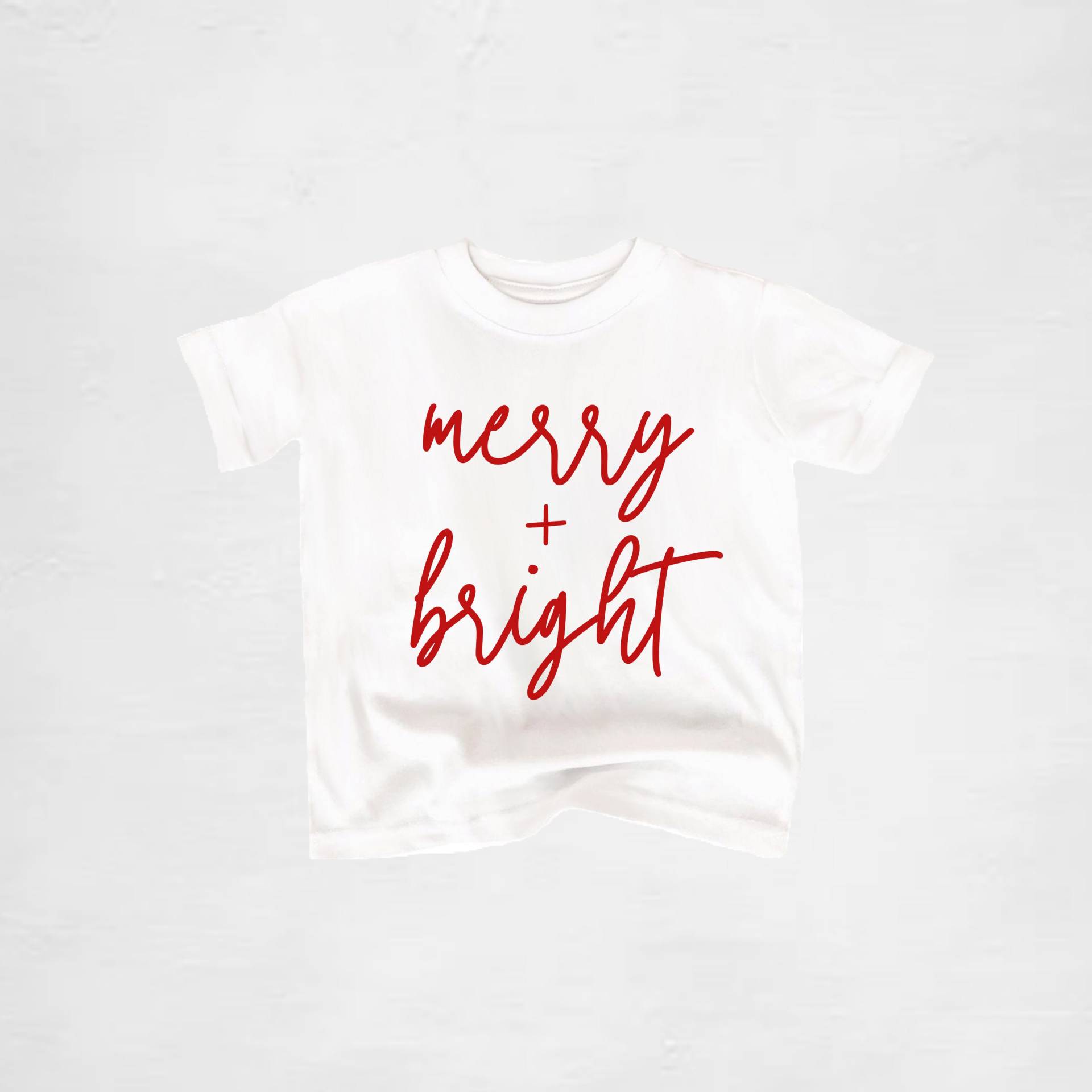 Fröhliches Und Leuchtendes Jugend T-Shirt/Kinder-Urlaubsshirt Kleinkind-Weihnachtsshirt Baby-Wintershirt von kingandroo