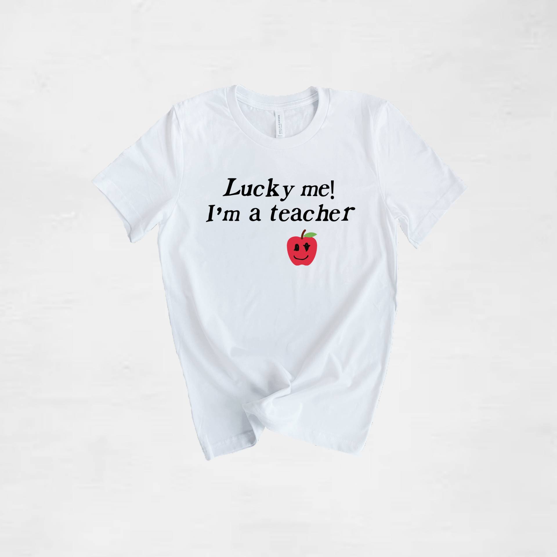Lucky Me I'm A Teacher Erwachsene T-Shirt/Lehrer Geschenk Damen Trendy Shirt Wertschätzung Lucky Me I'm A Teacher Erwachsene T-Shirt/Lehrer Geschenk Damen Trendy Shirt Wertschätzung von kingandroo