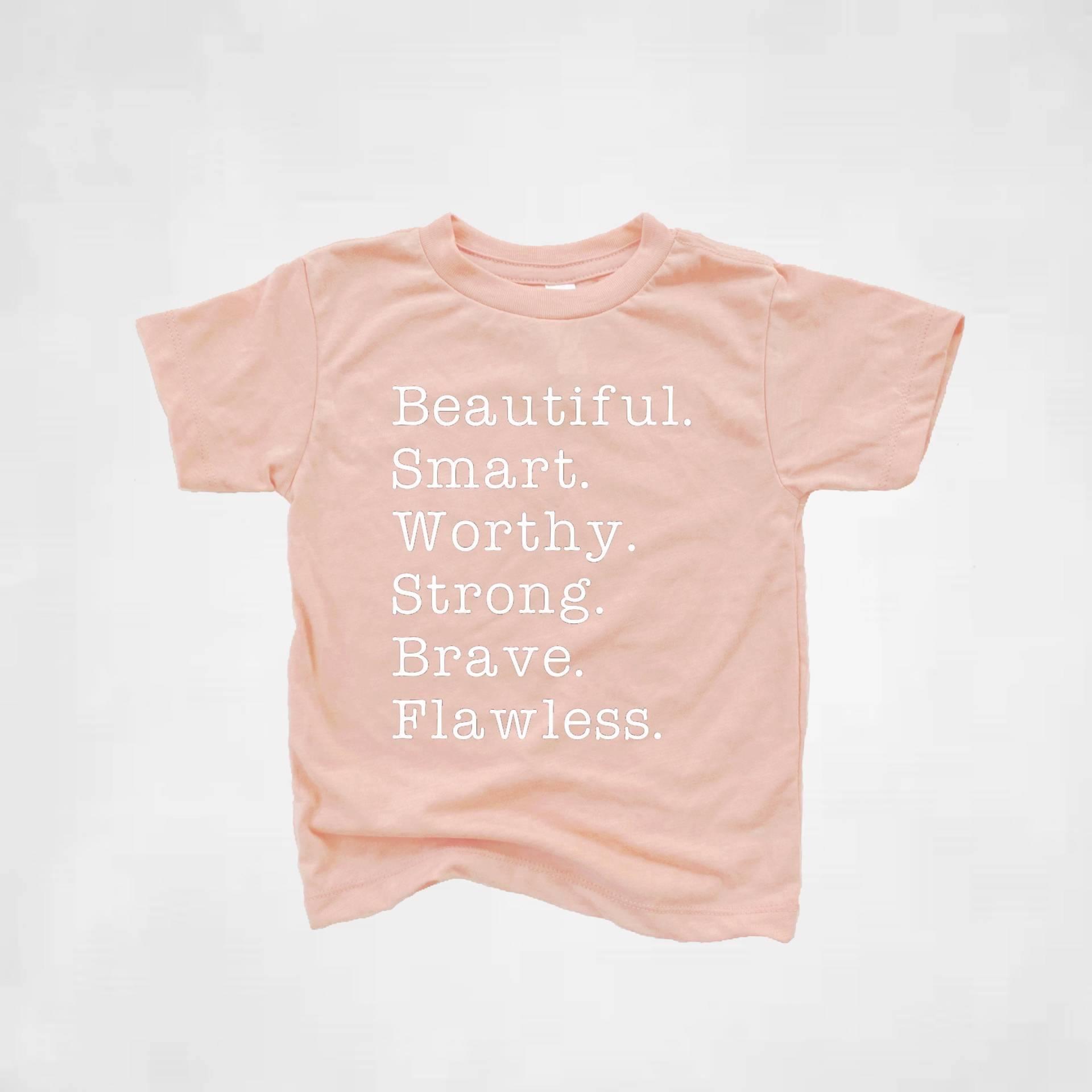 Positive Affirmationen Baby T-Shirt Handgemachte Kinderkleidung von kingandroo