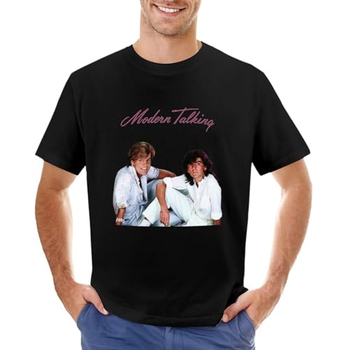 Modern Talking T-Shirt Oversized t-Shirt Plain t-Shirt Black t-Shirts for Men Modern Talking T-Shirt Oversized t-Shirt Plain t-Shirt Black t-Shirts for Men von kinkohoboEER