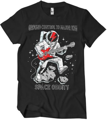 Space Oddity T-Shirt Black von kinkohoboEER