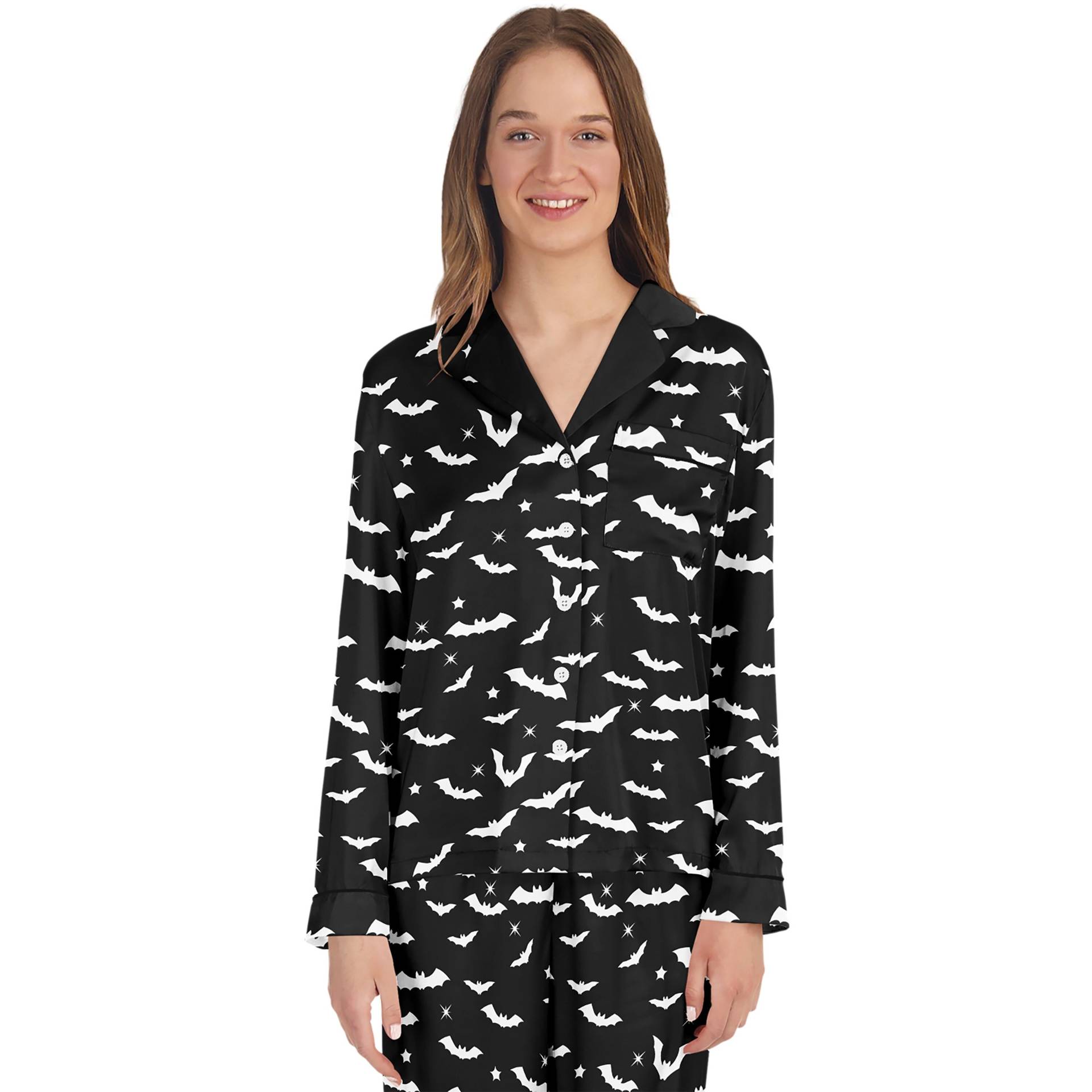 Pyjamas Frauen Set, Fledermaus Herde Pyjamas, Gothic Jammies, Kleidung von kinkskull