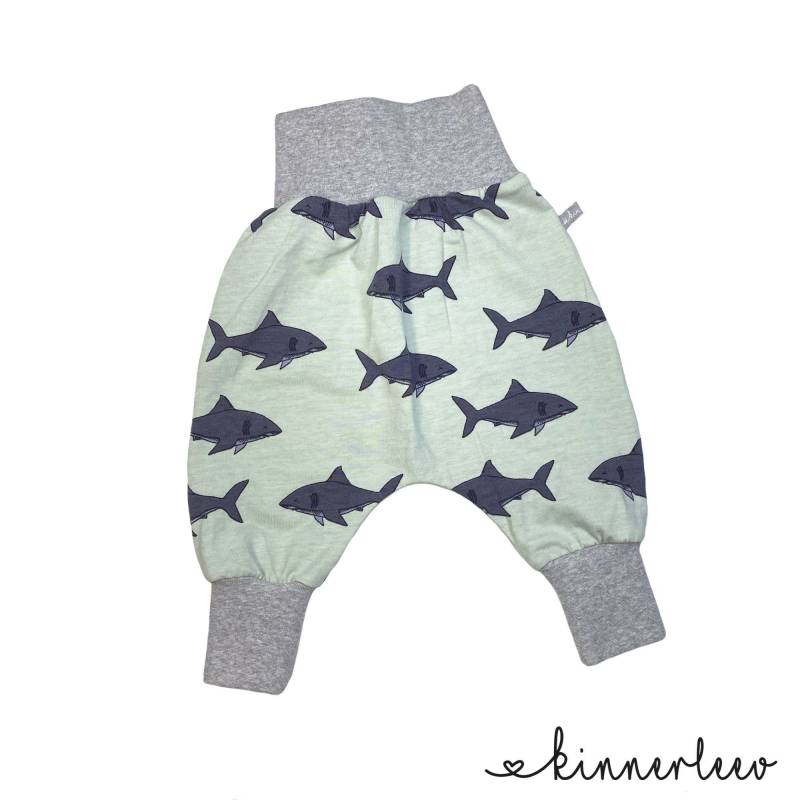 Baby Pumphose Hai Mint Bio Jersey Babyhose von kinnerleev