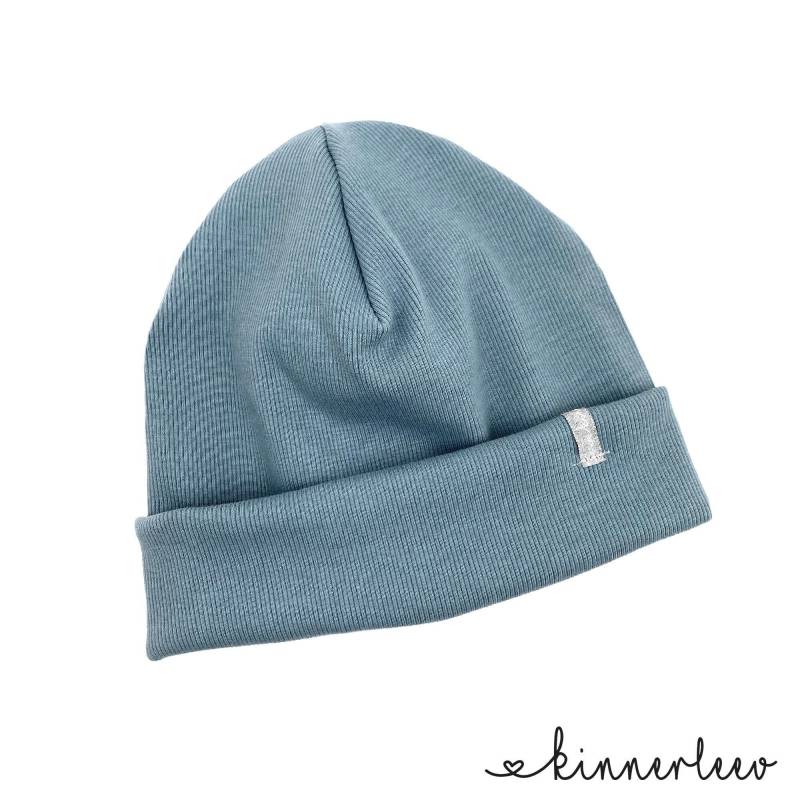 Beanie Mütze Altmint Rib Hipster Baby Kinder Junge von kinnerleev