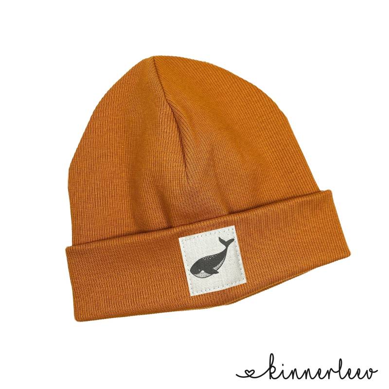 Beanie Mütze Curry Rib Wal Hipster Baby Kinder Mädchen Junge von kinnerleev