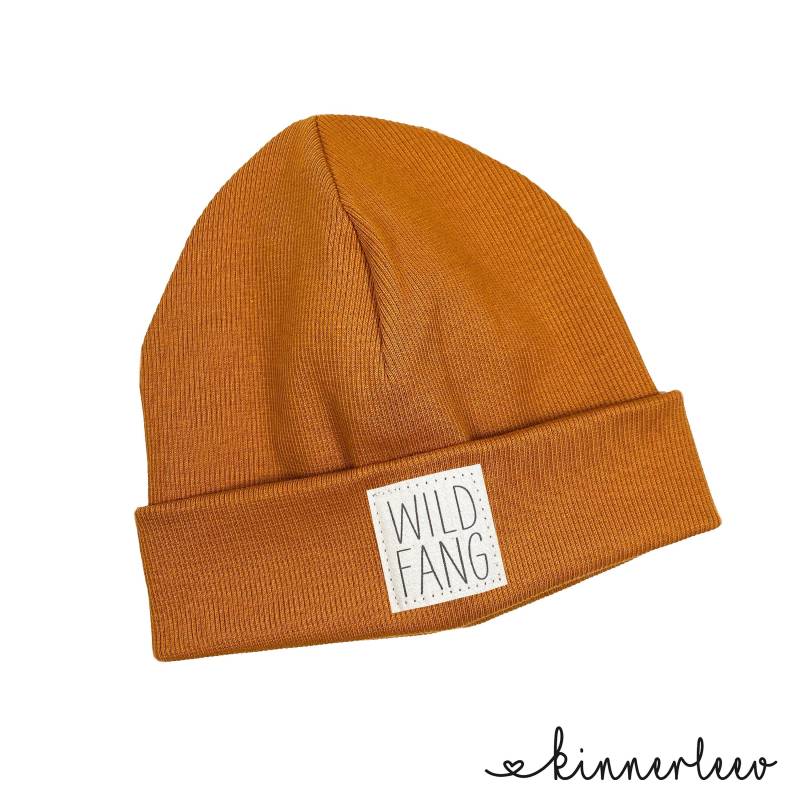 Beanie Mütze Curry Rib Wildfang Hipster Baby Kinder Mädchen Junge von kinnerleev