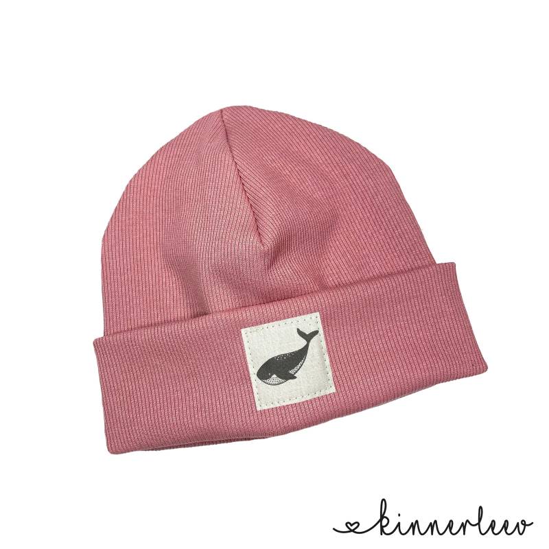 Beanie Mütze Himbeere Rib Wal Hipster Baby Kinder Mädchen von kinnerleev