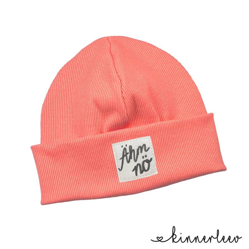 Beanie Mütze Koralle Rib Ähm Nö Hipster Baby Kinder Mädchen Junge von kinnerleev