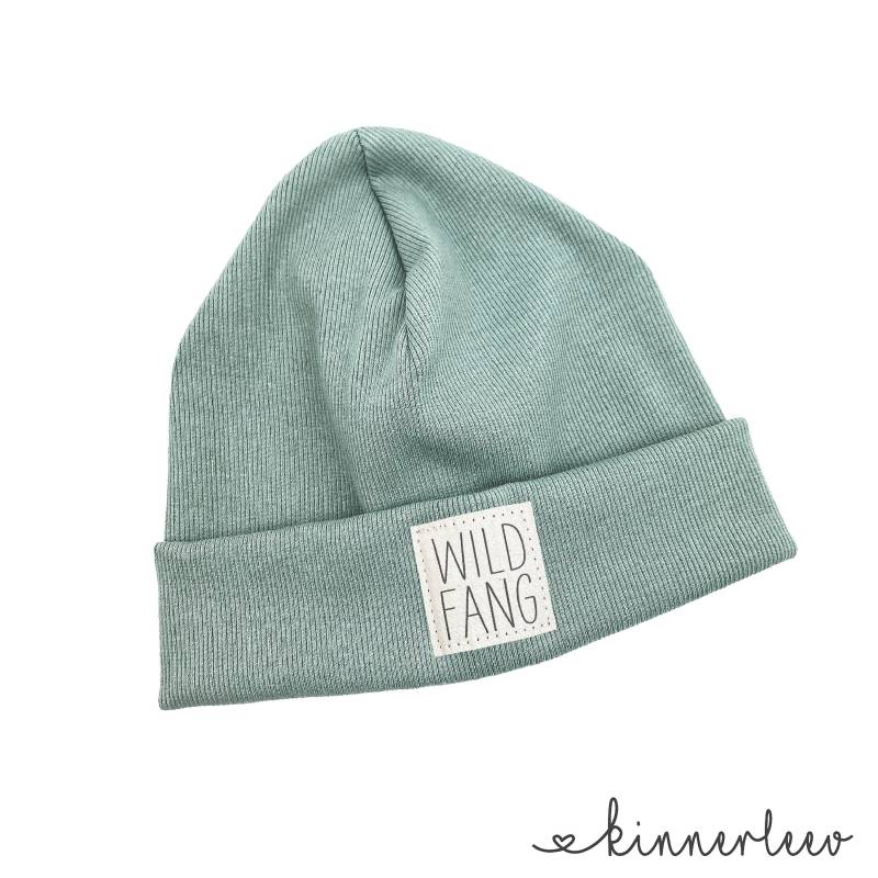 Beanie Mütze Mint Rib Wildfang Hipster Baby Kinder Junge Mädchen von kinnerleev