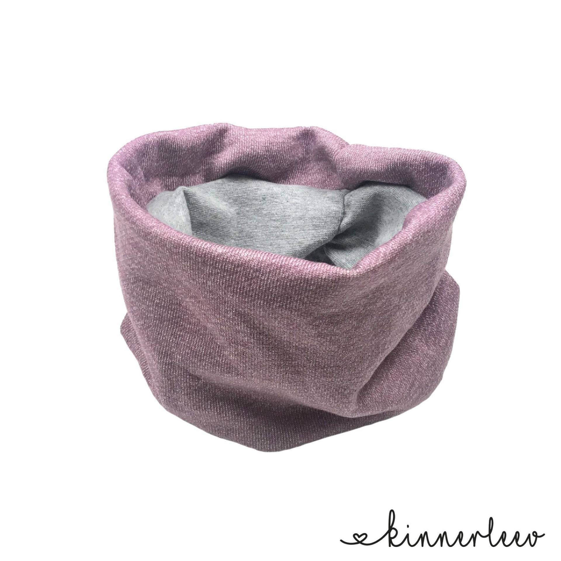 Loop Schal Baby Kinder Wintersweat Rosa Mädchen Junge von kinnerleev