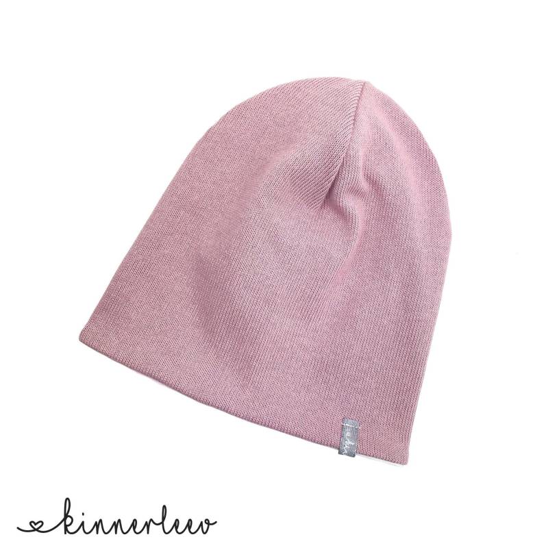 Slouch-Beanie Strick Rosa Baby Kinder Mädchen Junge Jersey von kinnerleev