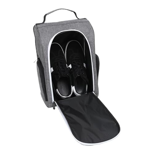 kinrguiyuez Golfschuh Tasche,Golfschuh Aufbewahrungstasche Mit Tragegriff - Atmungsaktive Tasche Organisationslösung Für Sportler Damen Herren Auf Driving Range Fitnessstudio Spielplatz Golfplatz von kinrguiyuez