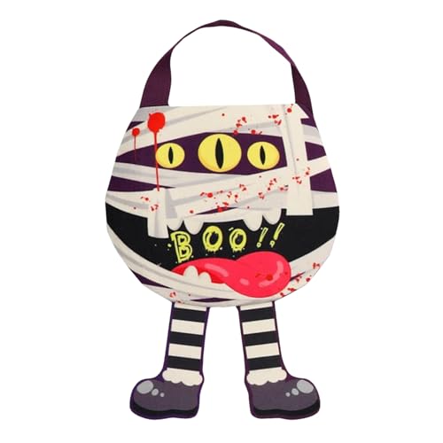 kinrguiyuez Süßigkeitentüten für Halloween – Urlaubstasche für Snacks – wiederverwendbare Vliesstoff-Süßigkeitentasche für Spukhaus, Spielzeug, Familientreffen, Schulveranstaltungen, Nachtparaden kinrguiyuez Süßigkeitentüten für Halloween – Urlaubstasche für Snacks – wiederverwendbare Vliesstoff-Süßigkeitentasche für Spukhaus, Spielzeug, Familientreffen, Schulveranstaltungen, Nachtparaden von kinrguiyuez