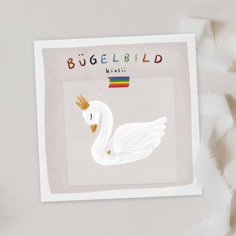 Bügelbild Schwan | Bügelbilder Kinder, Bügelpatches, Aufnäher Bügelbild Schwan | Bügelbilder Kinder, Bügelpatches, Aufnäher von kiolii