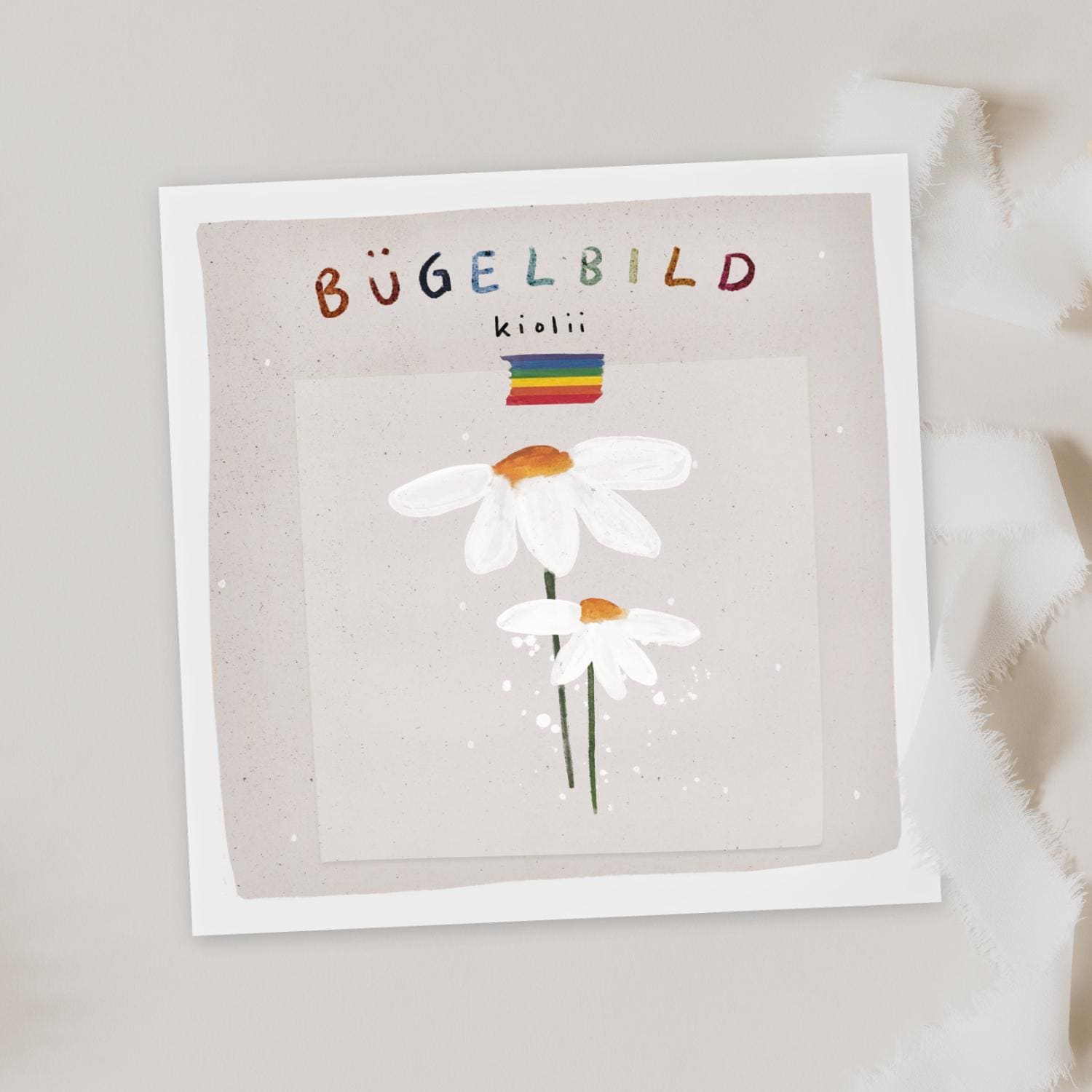 Bügelbild Taliblume | Bügelbilder Kinder, Bügelpatches, Aufnäher von kiolii