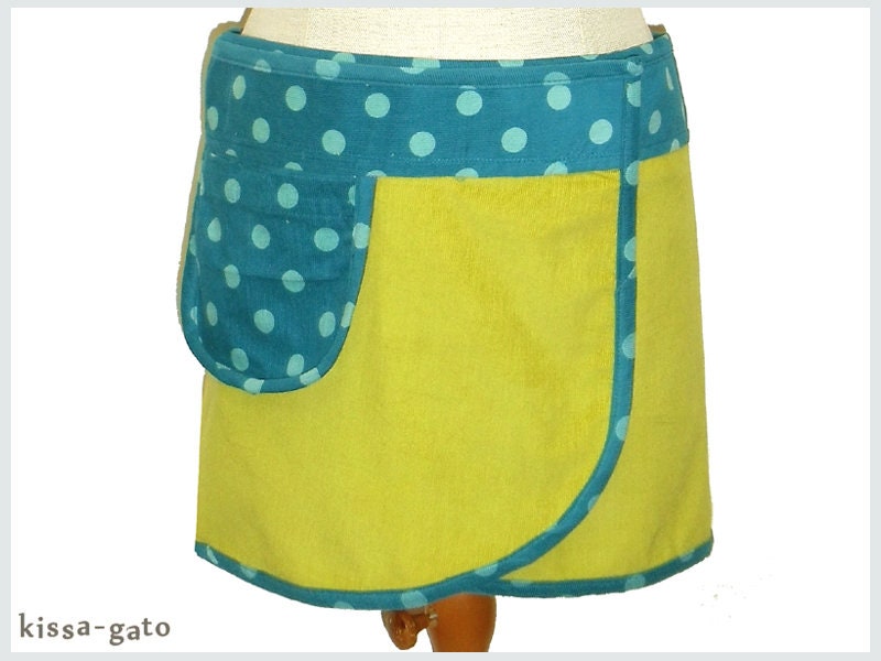 Klettrock Cacheur Pika I2 Cord Klett Wickelrock Rock Kissagato S M L Xl Oliv Türkis von kissagato