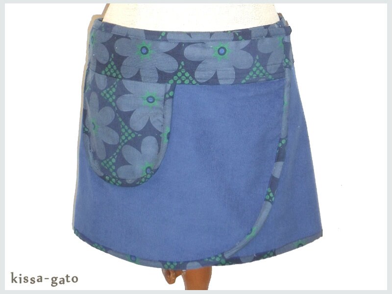 Klettrock Cacheur Pika J1 Cord Klett Wickelrock Rock Kissagato S M L Xl von kissagato