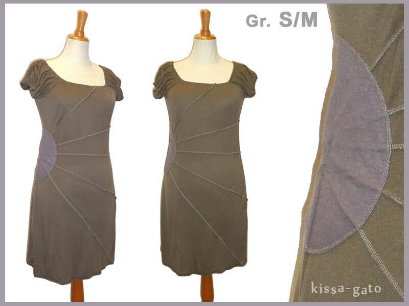 Tunika Sun Longshirt Minikleid Kleid Schlamm Army Mauve Taupe Grau Kissagato S M L Xl von kissagato