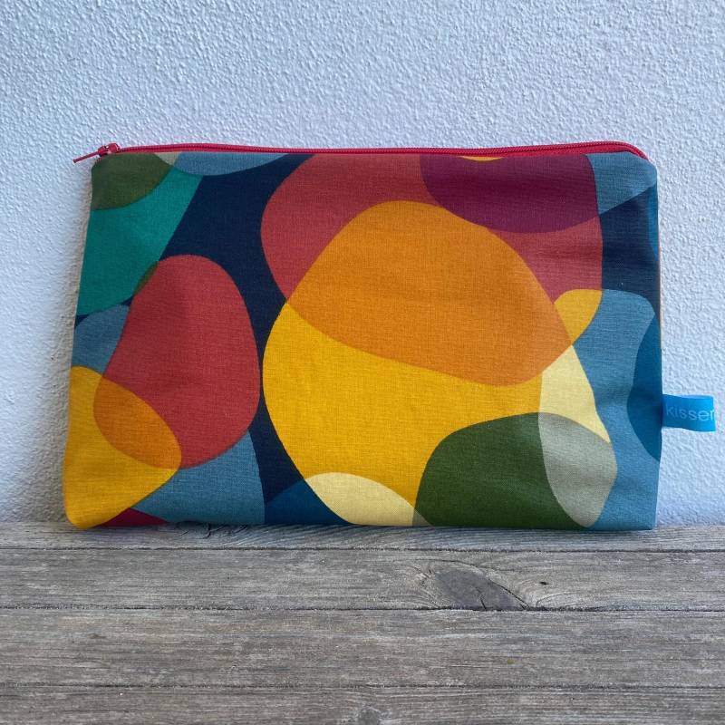 Wetbag Retro, Kulturtasche 60S, Kulturbeutel Sechziger, Bunte Tasche Für Nasse Badesachen Schwimmen, Schwimmtasche, Geschenk Schwimmerinnen von kissenknick