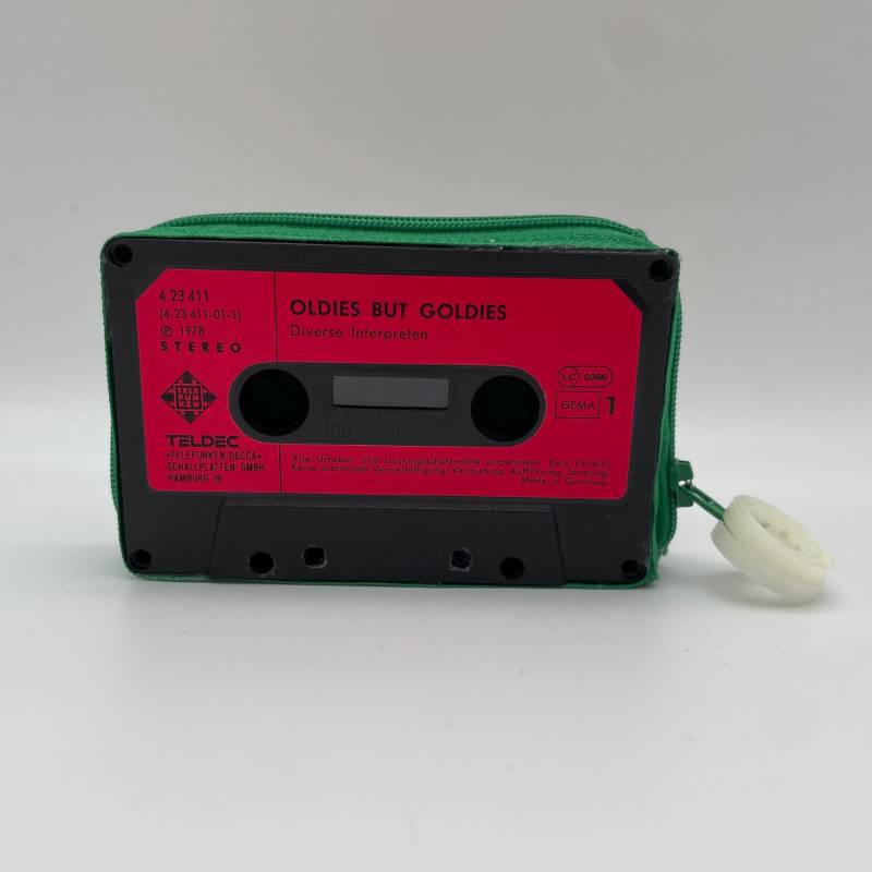 Upcycling Kassetten Portemonnaie von kissenknicker4berlin