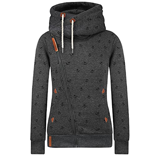 kissnite Damen Kapuzenpullover Vicky Zip Hoodie Damen Sweatjacke Jacke mit Kapuze Oberteil Sweatshirt Modischer Pullover Kapuzenpulli von kissnite