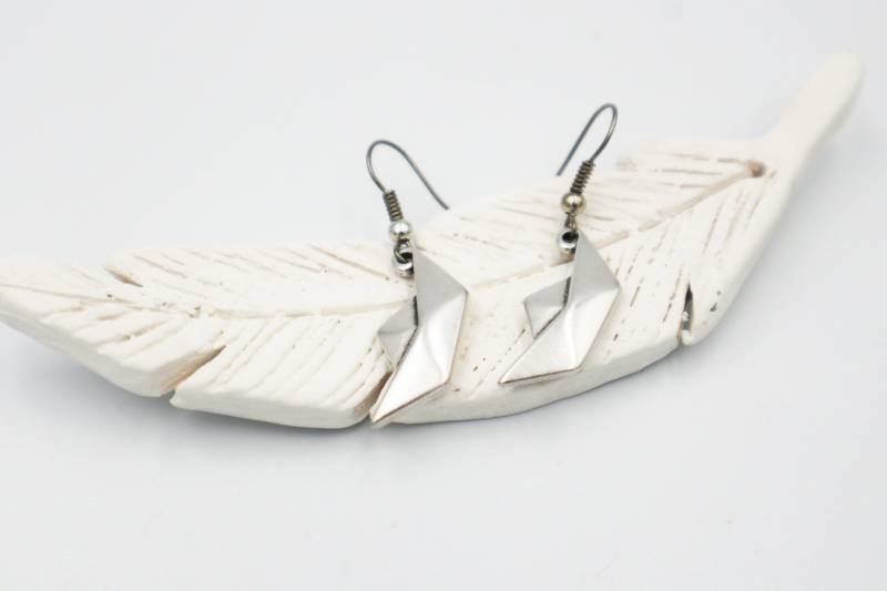 Papierboot Ohrringe, Lustige Ausgefallene Ohrringe von kissthatfrogeu