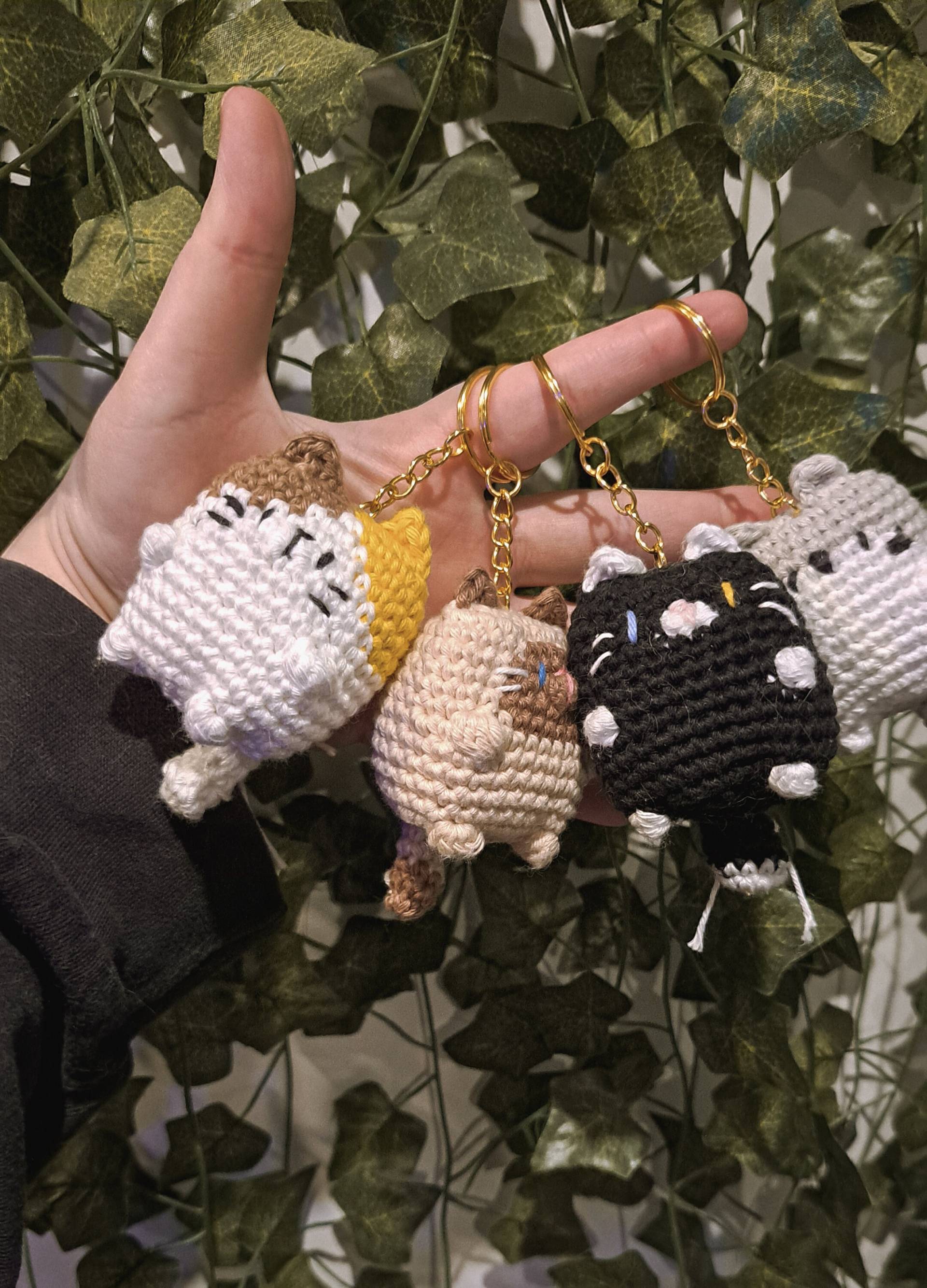 Katzen Schlüsselanhänger von kittyknotss