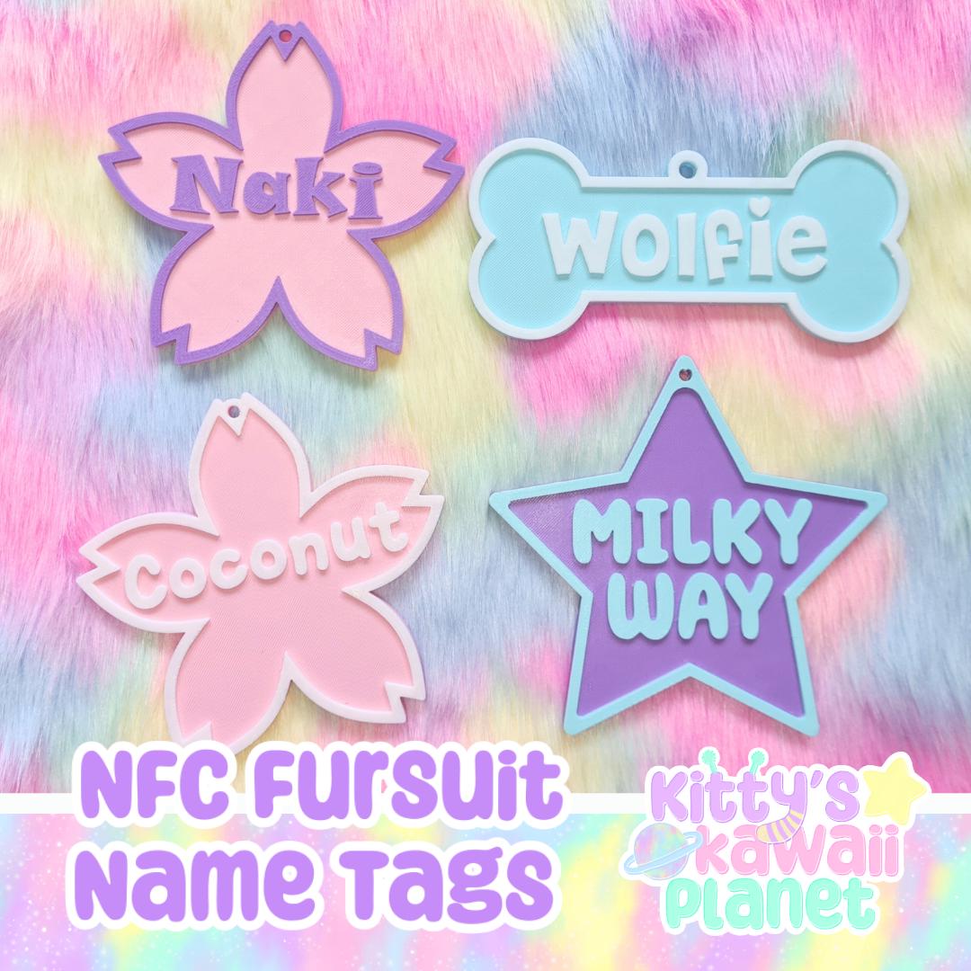 Individuelles 3D-Gedrucktes Fursuit Namensschild Für Halsbänder Individuelles 3D-Gedrucktes Fursuit Namensschild Für Halsbänder von kittyskawaiiplanet