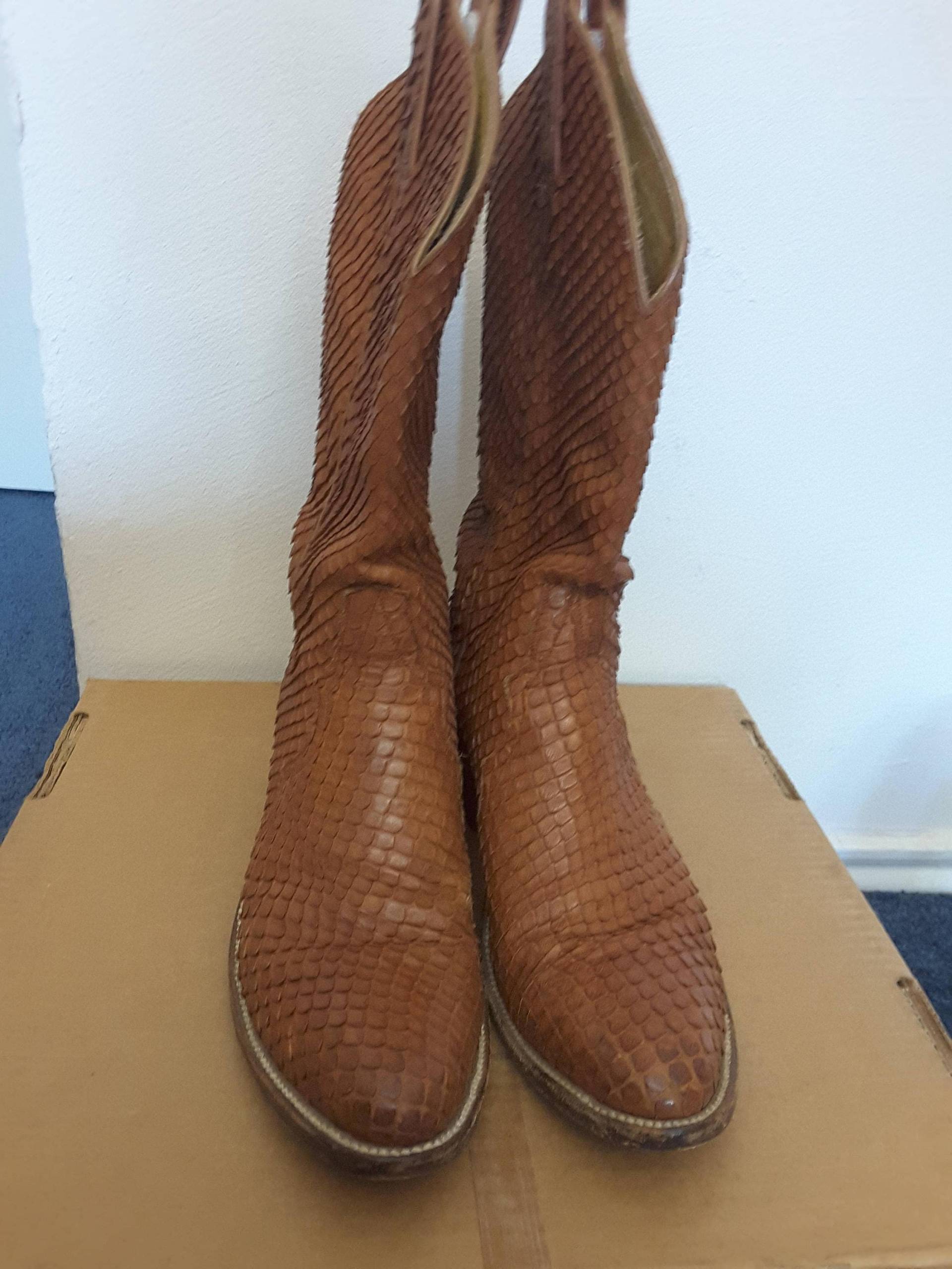Anaconda Schlange Stiefel Anaconda Schlange Stiefel von kivawomanshop