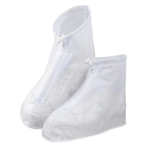 Regenschuhüberzüge, wasserdichte Schuhüberzüge, PVC-Schuhüberzieher für Herren, Schuhüberzieher für Damen, knöchelhohe Stiefelüberzüge, rutschfeste Schuhüberzieher mit Reißverschluss von kivrimlarv