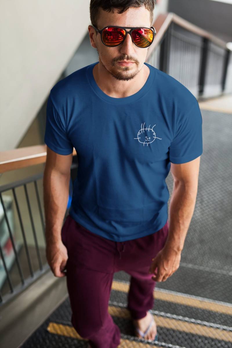 Kinderzeichnung T-Shirt, Personalisiertes Unisex Bio-Baumwoll Shirt, Aufgedrucktes Motiv, Kinder Malen von kiwiundknoedel