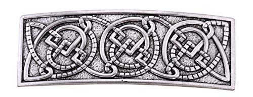 KKJOY Vintage Metall Keltische Knoten Haarspange Silber, Haarklammer Groß, Gothic Haarspangen Damen, Braut Haarschmuck Haarnadeln Hochzeit, Bananenspange für Frauen und Mädchen von kkjoy