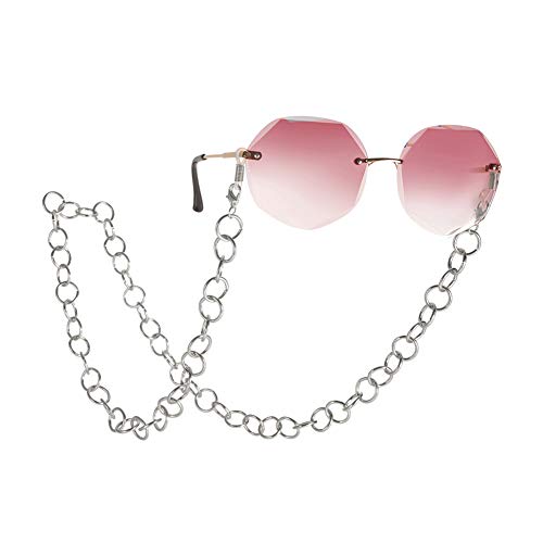 kkjoy Metall Runde Kette Brillenkette Maske Lanyards Brillenbänder Halter Halskette Brillenschnur Brillen Sonnenbrille Zubehör für Frauen Mädchen von kkjoy