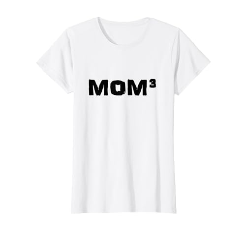 Mom Hoch 3 Mom³ Dreifach Mutter Mama Mutti T-Shirt von klamottn