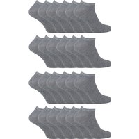 24er Multipack Baumwoll-Sneakersocken für Herren und Damen