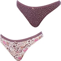 2er-Pack Baumwoll-Tangas 1031248 Damen
