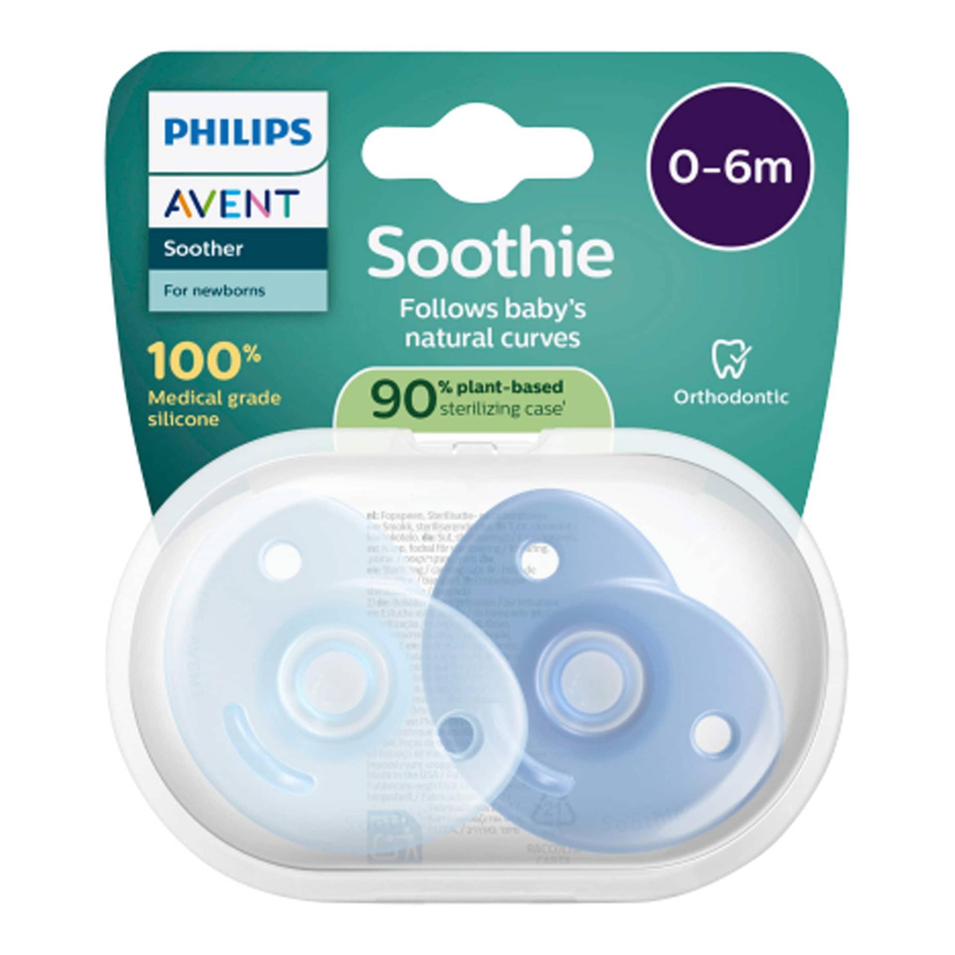 Philips Avent 2er-Pack Schnuller Soothie 0-6M von Philips Avent