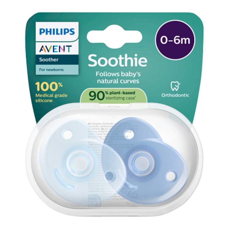 Philips Avent 2er-Pack Schnuller Soothie 0-6M von Philips Avent