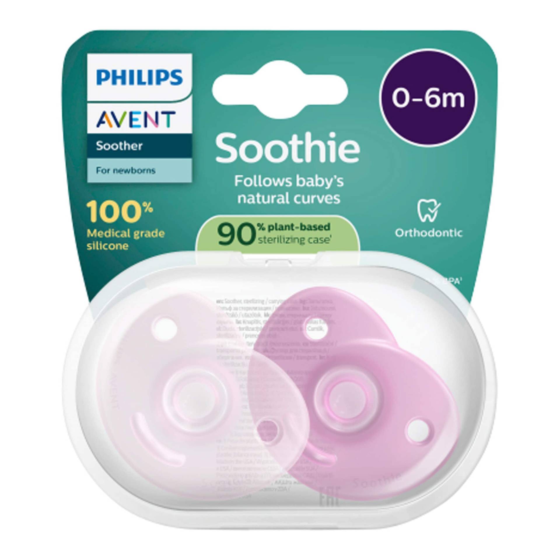 Philips Avent 2er-Pack Schnuller Soothie 0-6M von Philips Avent