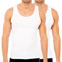 2er-Pack Unterhemden mit breiten Trägern für Herren, Modell AS02300.
