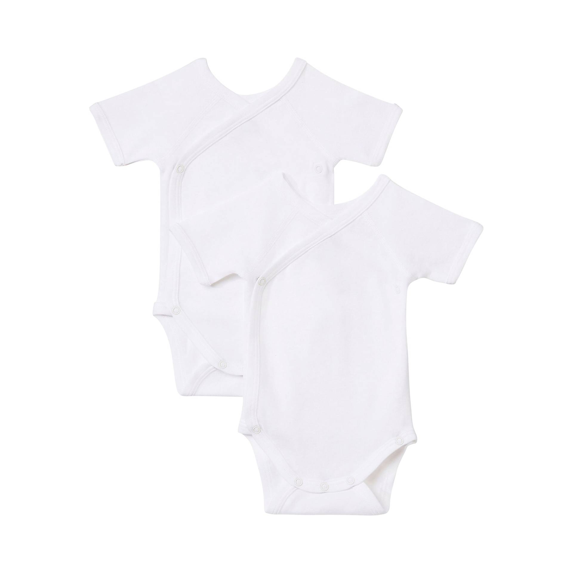 Petit Bateau 2er-Pack Wickelbodys kurzarm von Petit Bateau