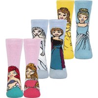 3 Paar Multipack Neuheit Mädchen Disney Socken | Wärmehalter | Kinder Thermal Warm Lite Prinzessin Socken - Disney Princess 3 Paar Multipack Neuheit Mädchen Disney Socken | Wärmehalter | Kinder Thermal Warm Lite Prinzessin Socken - Disney Princess