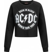ACDC Tour Damen Cropped Sweatshirt POLCS009BLK