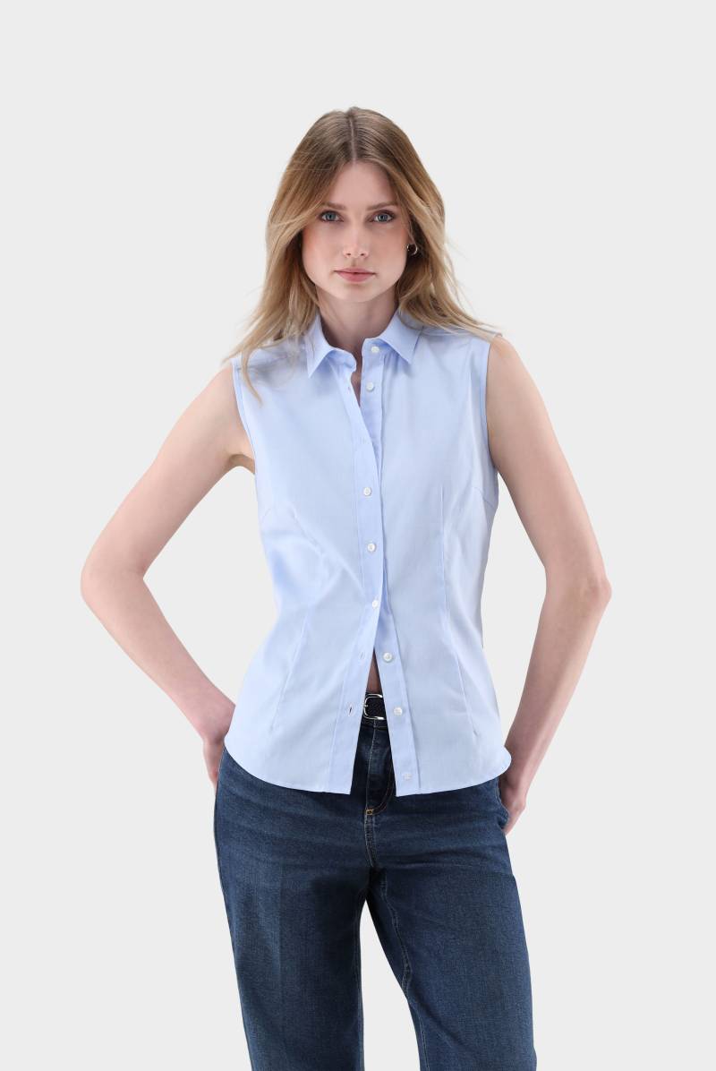 Hemdbluse ärmellos aus Natte von van Laack